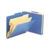 Smead Pressboard Folder, 2.5" Exp., Letter, Blue, PK10 14045